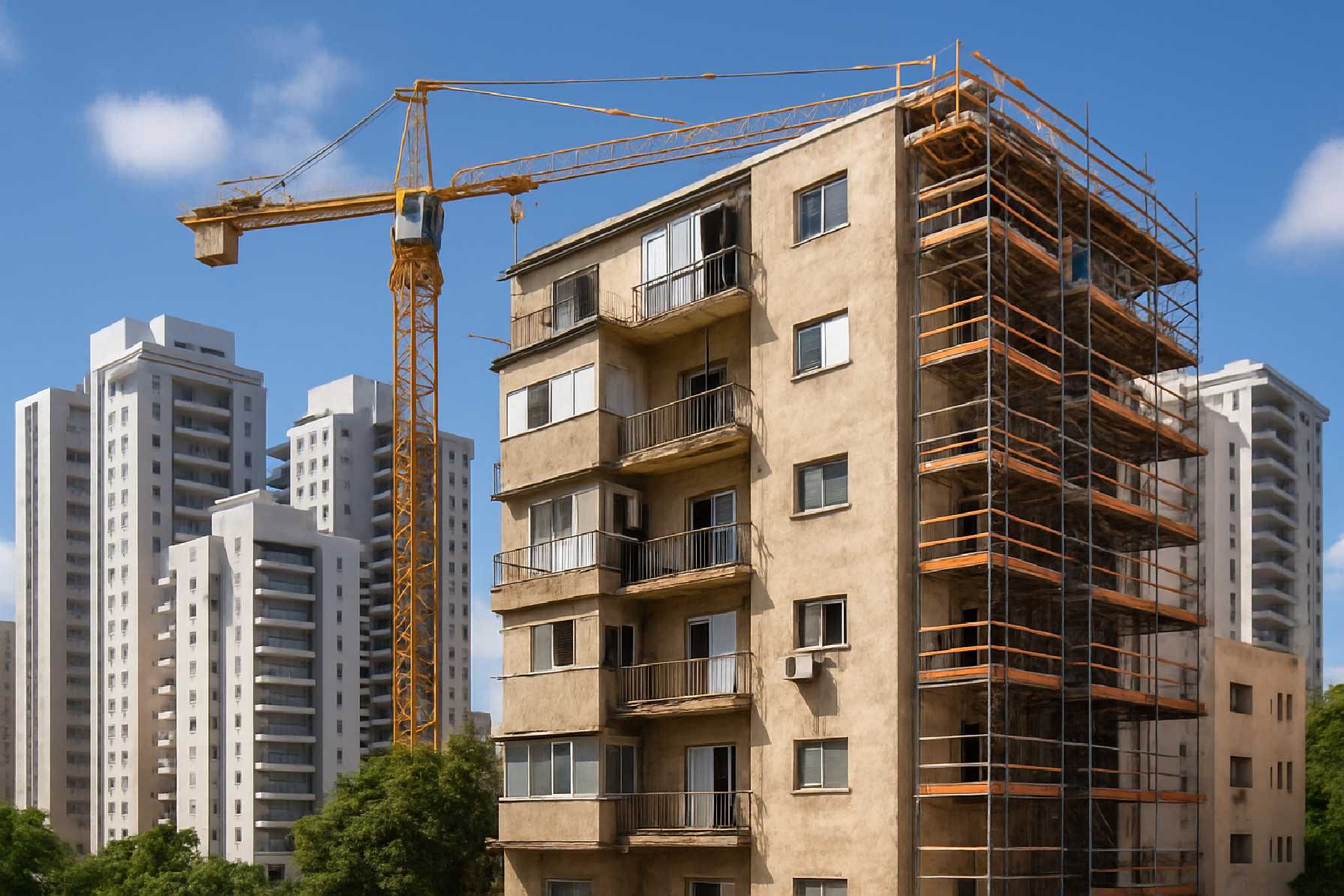 תמ"א 38 ותכנון עירוני: זכויות בנייה מצטברות או נפרדות?