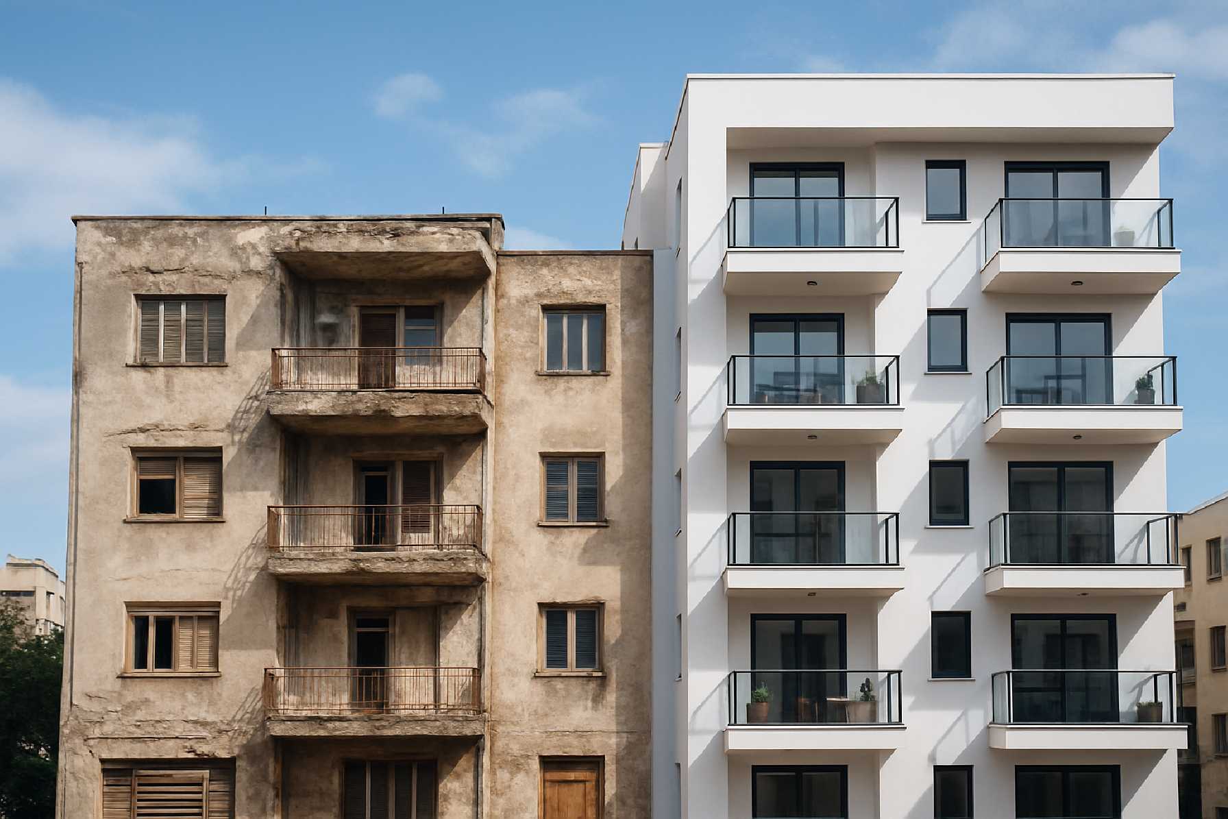 השוואה בין תמ"א 38 לפרויקטים דומים בעולם
